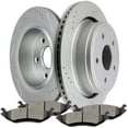 thumbnail image 1 of CCIYU Brakes Kits with Brakes Pads and Rotors Rear for 2007-2009 for Chrysler Aspen, 2004-2009 for Dodge Durango, 2002-2010 for Dodge Ram 1500, 2011-2018 for Ram 1500, 1 of 5