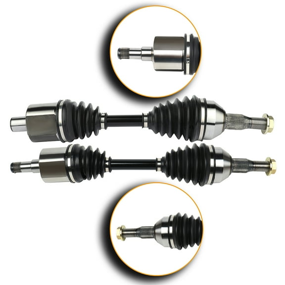 CCIYU CV Axle Drive Shafts Assembly fit for Buick Century Chevy Impala Oldsmobile Aurora Silhouette Pontiac Grand 3.8L 3.9L 3.4L 3.5L 3.6L 5.3L 3.1L Front Left Right 2PC