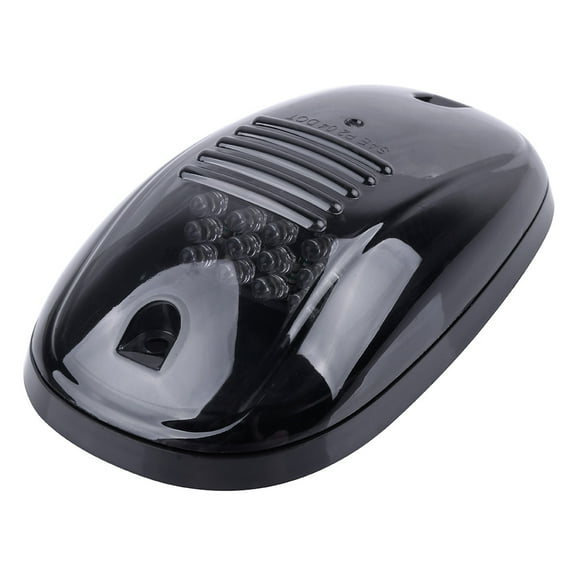 CCIYU Cab Marker Light 5x Smoke Top Clearance Roof Running Covers with 12LED Amber Light Bulbs Replacement Cab Marker Assembly for 2003-2018 for Dodge for Ram 2500 3500