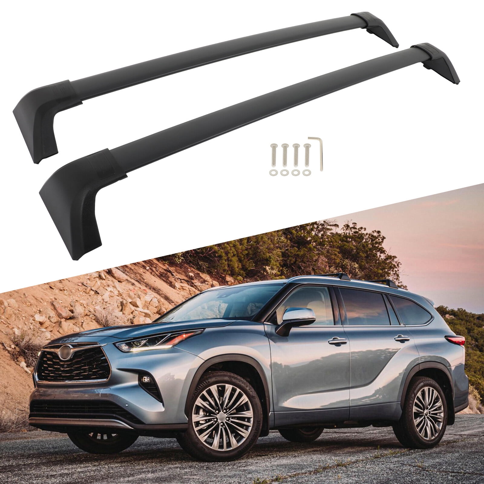 CCIYU Car Roof Racks,2 For Toyota Highlander 20212023