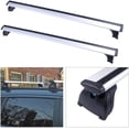 thumbnail image 1 of CCIYU Cargo Racks for Au Q5 2009-2016,for A Q7 2007-2016 Rooftop Luggage Canoe Kayak Carrier Rack Silver Roof Rack Cross Bar - Fits Side Rails Models ONLY, 1 of 6