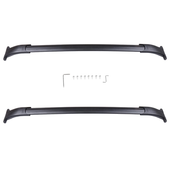 CCIYU Cargo Racks for Cadillac Escalade, for Chevy Suburban/Tahoe 2015-2020, for GMC Yukon 2015-2020 Rooftop Luggage Canoe Kayak Carrier Rack Black Roof Rack Cross Bar - Fits Side Rails Models ONLY