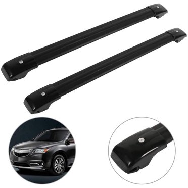CCIYU Cargo Racks For Toyota Highlander 2014-2019 Rooftop Luggage Canoe Kayak Carrier Rack Silver Roof Rack Cross Bar Fits Side Rails Models Only