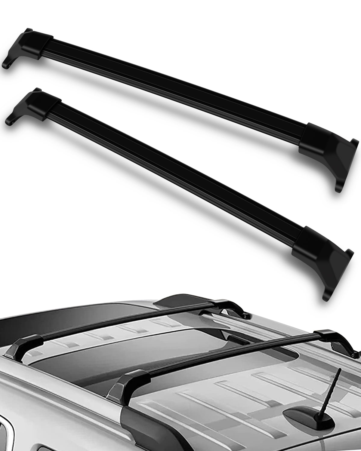 CCIYU Cargo Racks for GMC Acadia 2017-2019 Rooftop Luggage Canoe