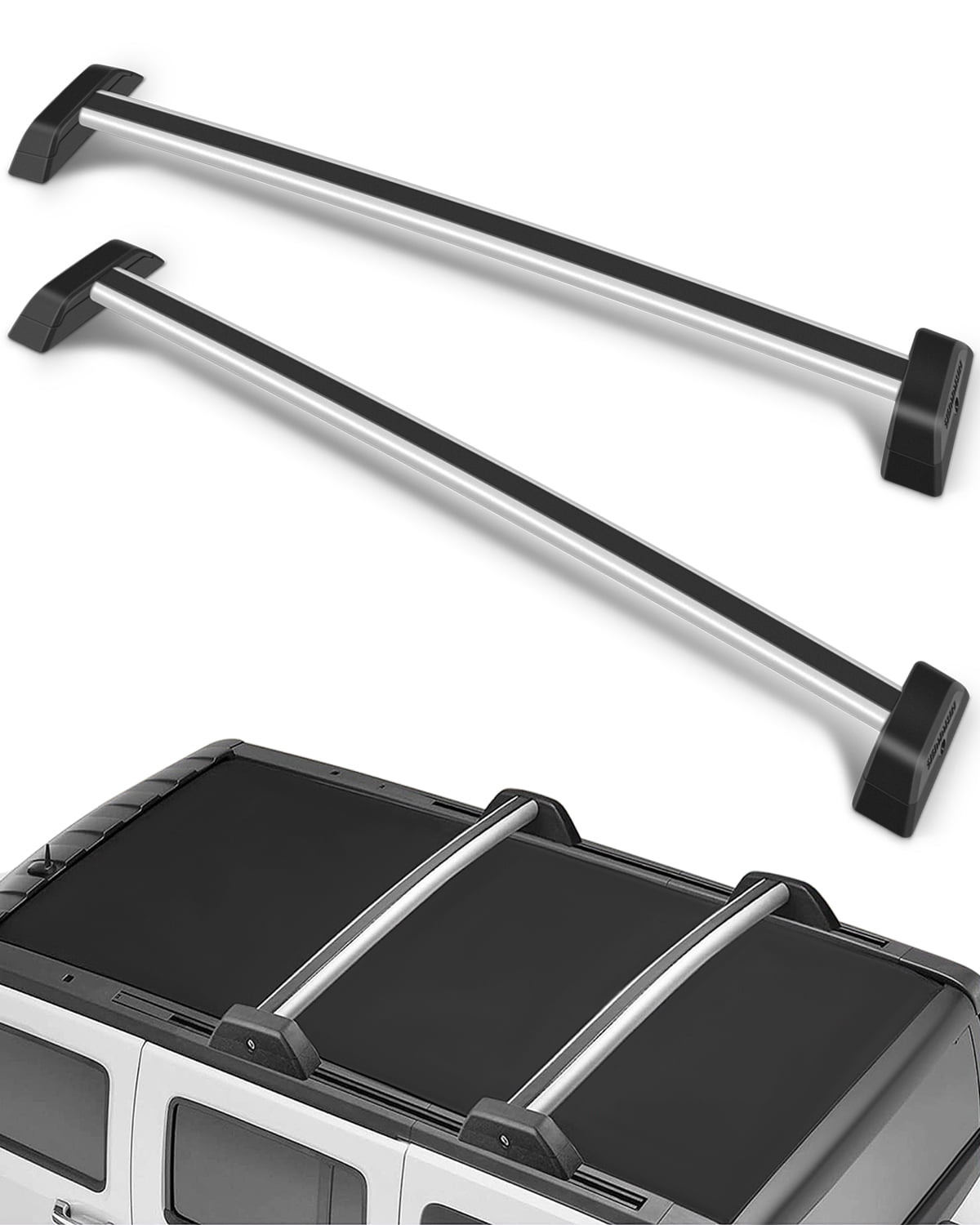 CCIYU Cargo Racks for Hummer H3 20062010 Rooftop Luggage Canoe Kayak