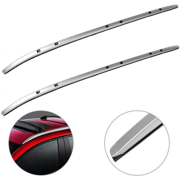 CCIYU Cargo Racks for Mazda CX-5 2017-2019 Rooftop Luggage Canoe Kayak Carrier Rack Silver Roof Rack Cross Bar -