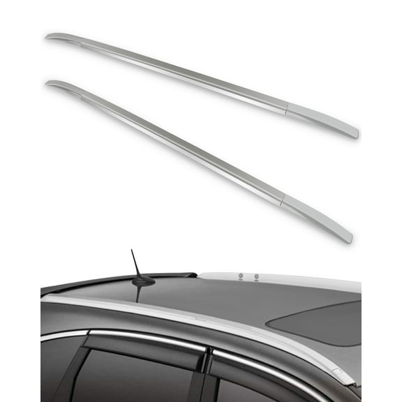 CCIYU Cargo Racks for Mitsubishi Outlander 2013-2017 2019 Rooftop Luggage Canoe Kayak Carrier Rack Silver Roof Rack Cross Bar -