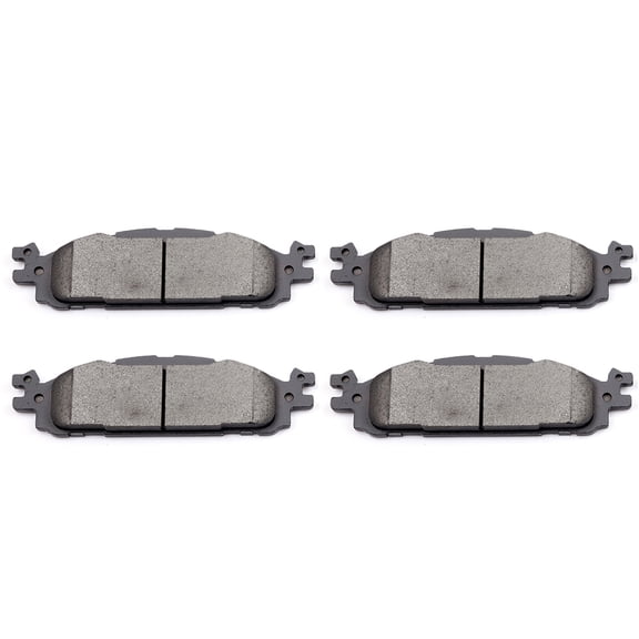 CCIYU Ceramic Front Disc Brake Pad Set Fit for 2011-2019 for Ford Explorer,2009-2019 for Ford Flex,2011-2019 for Ford Taurus,2011-2012 for Lincoln MKS,2011-2019 for Lincoln MKT ,4pcs