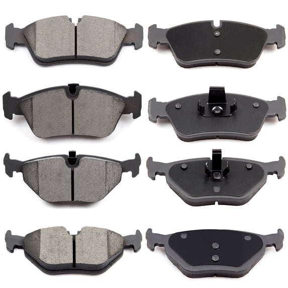 CCIYU Ceramic Front Rear Disc Brake Pad Set Fit for BMW 318i/318is/318ti/3i/323Ci/323i/323is/325Ci/325i/325is/325xi/328Ci/328i/328is/Z3/Z4 ,8pcs Fits select: 2004-2005 BMW 325 IS SULEV