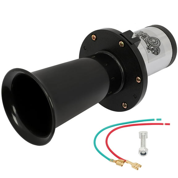 CCIYU Classical Car Horn 110DB 12V Super Loud Horn Siren AHH-OOO-GAH AHOOGA OOGA for Boat Car Truck,Red