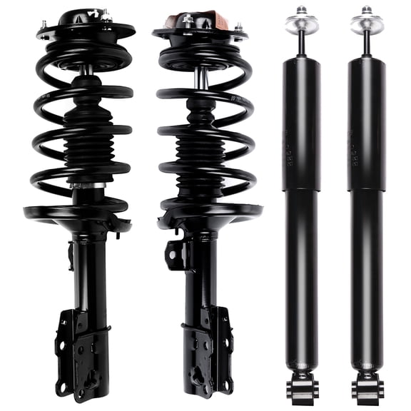 CCIYU Complete Struts Shock Absorbers Fits for 04-12 for Chevrolet Malibu, 05-10 for Pontiac G6, 07-09 for Saturn Aura CCIYU 5778 172200 172199 Quick Struts Assembly Front Rear Pair Struts