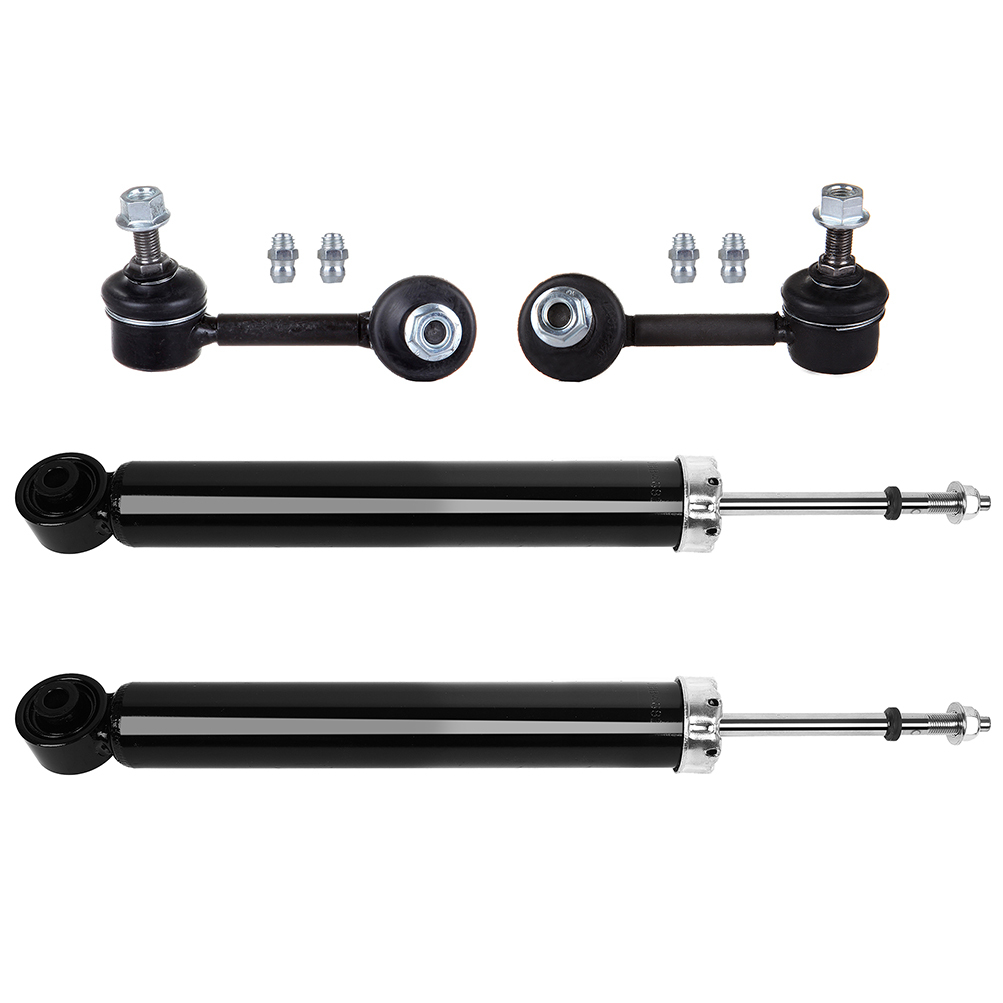 MOTORSPORTPLUS Rear Complete Shocks & Struts – 2000–2006 Nissan Sentra – Pair, Coil Springs Included