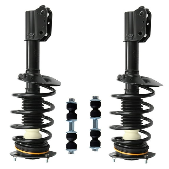 CCIYU Complete Suspension Kit Fits 00 01 02 03 04 05 06 07 08 09 10 11 12 for Chevrolet Impala, 2000 2001 2002 for Oldsmobile Intrigue Includes Strut Spring Assembly, Stabilizer Bar Link Kit