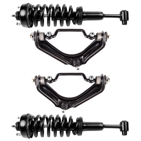 CCIYU Complete Suspension Kit Fits 02 03 for Explorer, 02 03 for Mercury Mountaineer Includes Strut Spring Assembly, Control Arm and Ball Joint Assembly