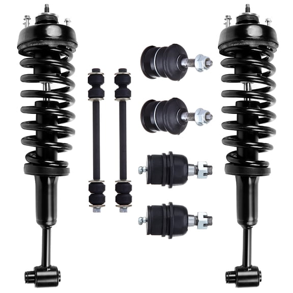 CCIYU Complete Suspension Kit Fits 02 03 for Explorer, 02 03 for Mercury Mountaineer Includes Strut Spring Assembly, Stabilizer Bar Link Kit, Ball Joint Fits select: 2002 FORD EXPLORER XLT