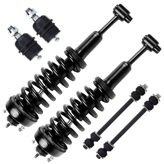 CCIYU Complete Suspension Kit Fits 02 03 for Explorer, 02 03 for Mercury Mountaineer Includes Strut Spring Assembly, Ball Joint, Stabilizer Bar Link Kit Fits select: 2002 FORD EXPLORER XLT