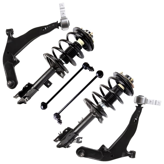 CCIYU Complete Suspension Kit Fits 03 04 05 06 07 Murano Includes Strut Spring Assembly, Control Arm, Stabilizer Bar Link Fits select: 2005-2007 NISSAN MURANO SL/SE/S, 2003-2004 NISSAN MURANO SL/SE
