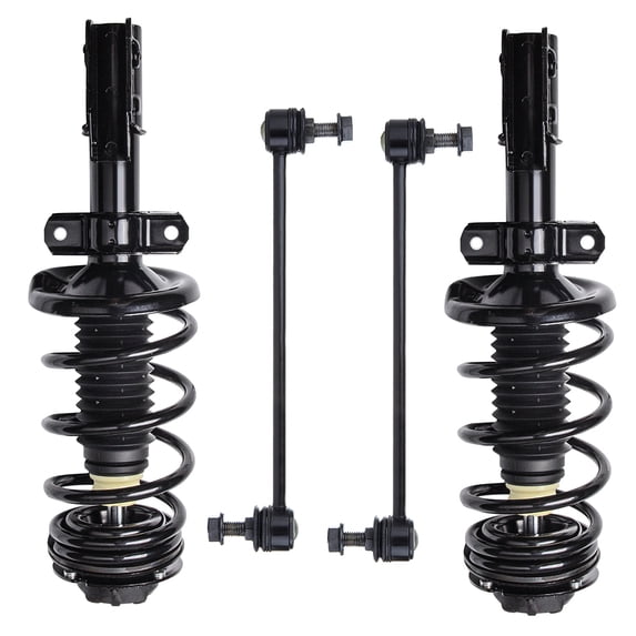 CCIYU Complete Suspension Kit Fits 03 04 05 06 07 for Saturn Ion Includes Strut Spring Assembly, Stabilizer Bar Link Kit Fits select: 2003-2007 SATURN ION LEVEL 2