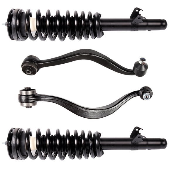CCIYU Complete Suspension Kit Fits 03 04 05 06 07 for Mazda 6 Includes Strut Spring Assembly, Control Arm and Ball Joint Assembly