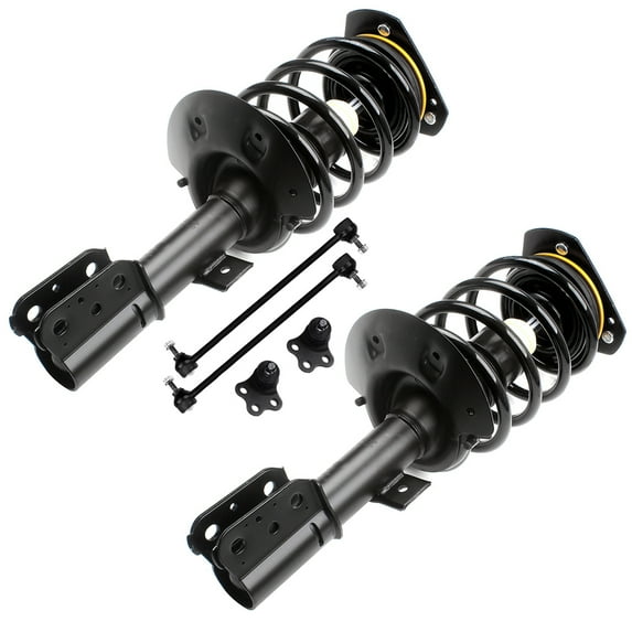 CCIYU Complete Suspension Kit Fits 04 05 06 07 08 for Pontiac Grand Prix Includes Strut Spring Assembly, Ball Joint, Stabilizer Bar Link Fits select: 2005 PONTIAC GRAND PRIX GT