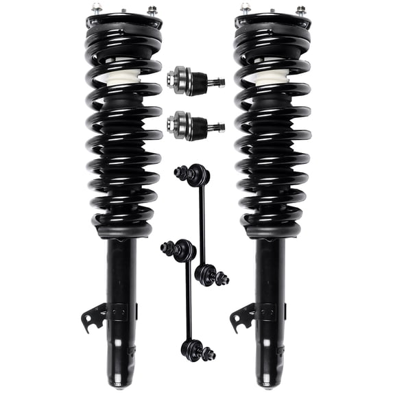 CCIYU Complete Suspension Kit Fits 06 07 08 09 for Fusion, 06 07 08 09 for Mercury Milan Includes Strut Spring Assembly, Stabilizer Bar Link, Ball Joint
