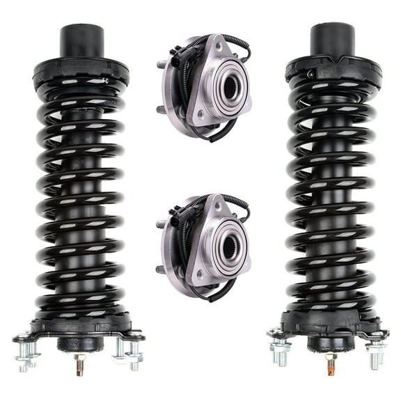 CCIYU Complete Suspension Kit Fits 07 08 09 10 11 for Dodge Nitro, 08 09 10 11 12 for Jeep Liberty Includes Strut Spring Assembly, Wheel Hug Fits select: 2008-2012 JEEP LIBERTY SPORT
