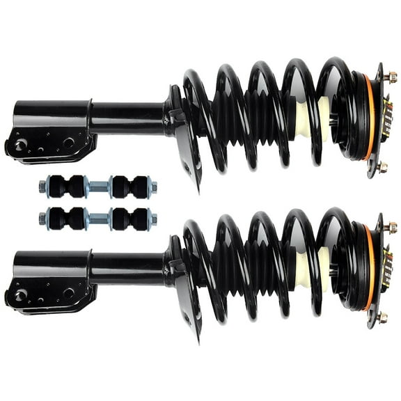 CCIYU Complete Suspension Kit Fits 09 10 11 for Chevrolet Impala Includes Strut Spring Assembly, Stabilizer Bar Link Kit Fits select: 2010-2011 CHEVROLET IMPALA LT, 2009 CHEVROLET IMPALA 1LT