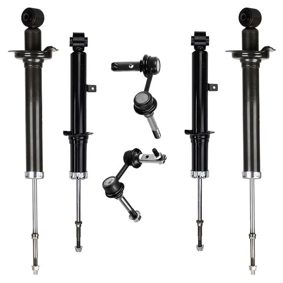 CCIYU Complete Suspension Kit Fits 1998 1999 2000 2001 2002 2003 2004 2005 for Lexus GS300 Includes Front shock absorber Rear shock absorber Stabilizer Bar Link