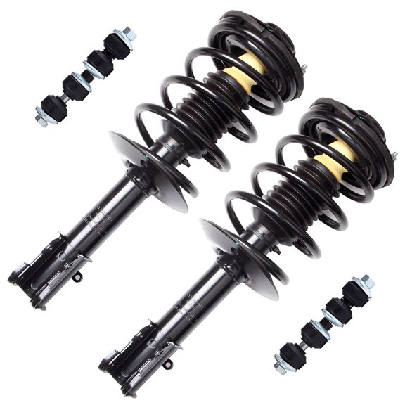 CCIYU Complete Suspension Kit Fits 2001 2002 2003 2004 2005 2006 2007 2008 2009 2010 PT Cruiser Includes Strut Spring Assembly, Stabilizer Bar Link Kit
