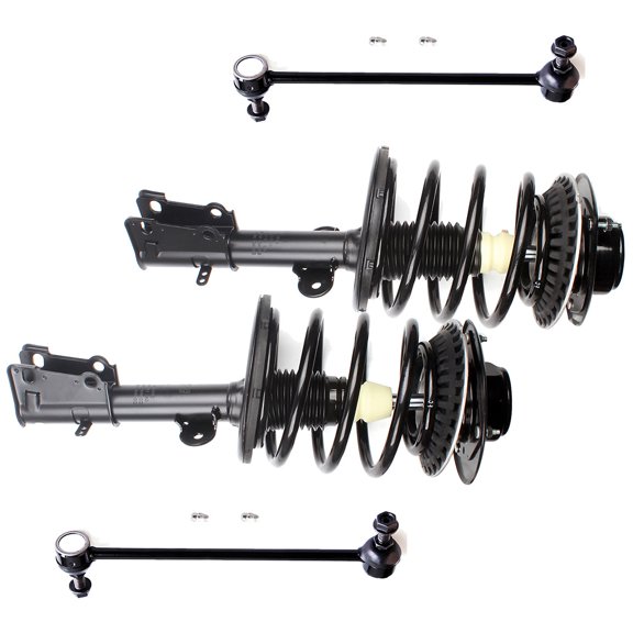 CCIYU Complete Suspension Kit Fits 2001 2002 2003 2004 2005 2006 2007 for Dodge Caravan,for Dodge Grand Caravan Includes Front Struts, Stabilizer Sway Bar Link