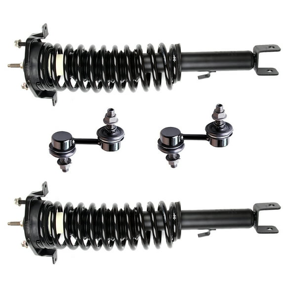 CCIYU Complete Suspension Kit Fits 2001 2002 2003 2004 2005 Sebring, 2001 2002 2003 2004 2005 for Dodge Stratus Includes Strut Spring Assembly, Stabilizer Bar Link