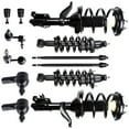 thumbnail image 1 of CCIYU Complete Suspension Kit Fits 2002 2003 2004 2005 2006 for Honda CR-V Includes Front and Rear pair Strut Spring Assembly Tie Rod End Ball Joint Stabilizer Bar Link, 1 of 5