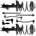 thumbnail image 1 of CCIYU Complete Suspension Kit Fits 2004 2005 2006 2007 2008 for Nissan Maxima Includes Front Strut Spring Assembly Stabilizer Bar Link Kit Tie Rod End, 1 of 5