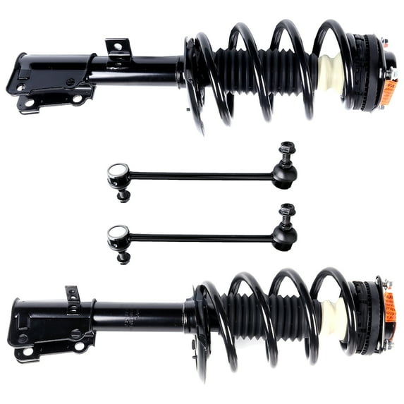 CCIYU Complete Suspension Kit Fits 2009 2010 2011 2012 2013 2014 2015 2016 for Dodge Journey Includes Front Strut Spring Assembly Stabilizer Bar Link