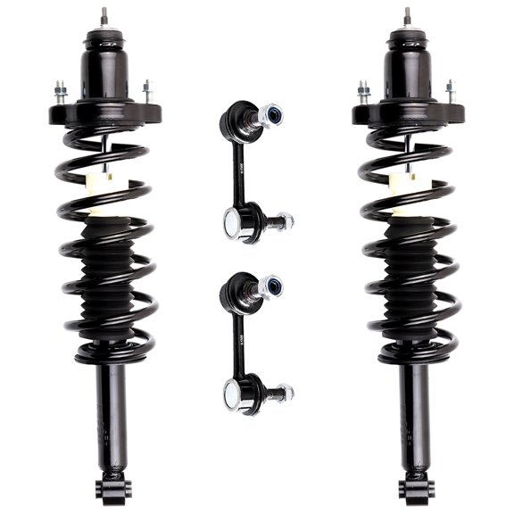 CCIYU Complete Suspension Kit Fits 2011 2012 2013 2014 for Chrysler 200 2007 2008 2009 2010 for Chrysler Sebring Includes Rear Strut Spring Assembly Stabilizer Bar Link