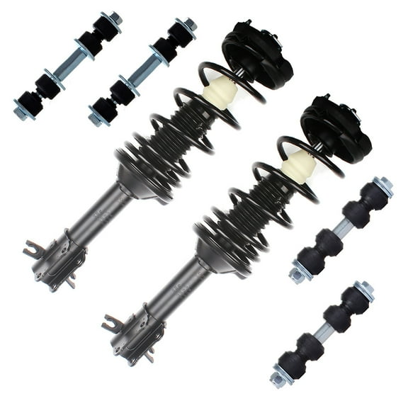CCIYU Complete Suspension Kit Fits 97 98 99 00 01 02 03 for Escort, 97 98 99 for Mercury Tracer Includes Strut Spring Assembly, Stabilizer Bar Link Kit Fits select: 1998-1999 FORD ESCORT SE