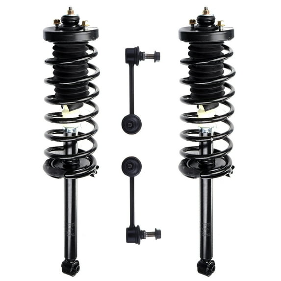 CCIYU Complete Suspension Kit Fits 98 99 00 01 02 for Honda for Accord Includes Strut Spring Assembly, Stabilizer Bar Link Kit Fits select: 1998-1999 HONDA ACCORD LX, 2000-2001 HONDA ACCORD EX