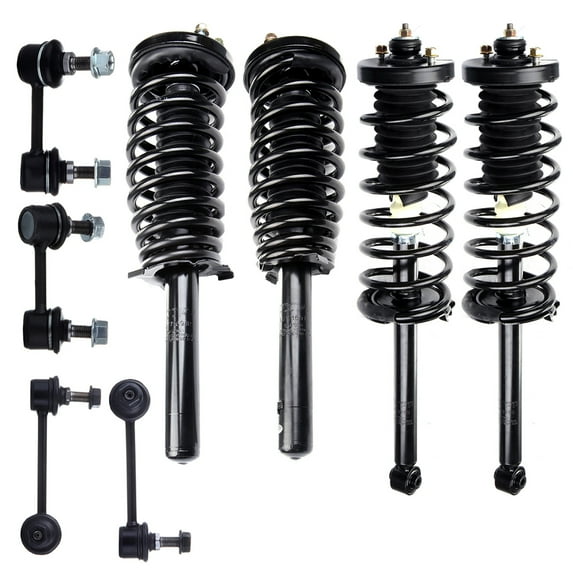 CCIYU Complete Suspension Kit Fits/Rear 98 99 00 01 02 for Honda for Accord Includes Strut Spring Assembly, Stabilizer Bar Link Kit Fits select: 1998-1999 HONDA ACCORD LX, 2000-2001 HONDA ACCORD EX