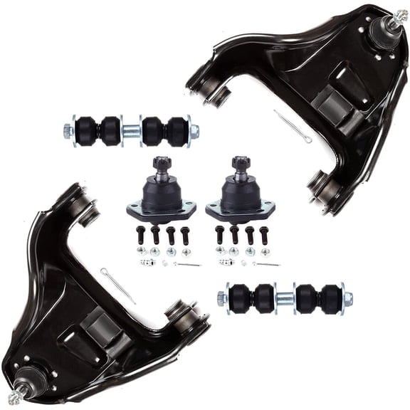 CCIYU Control Arm Ball Joint Sway Bar Link fit 1997 98 99 00 01 02 03 for GMC Sonoma 4WD 6Pcs Suspension Kit