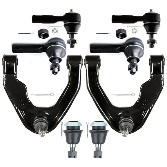 CCIYU Control Arm Lower Ball Joint Outer Inner Tie Rod End Link fit for XTERRA 2000-2004 8pcs Suspension Kit