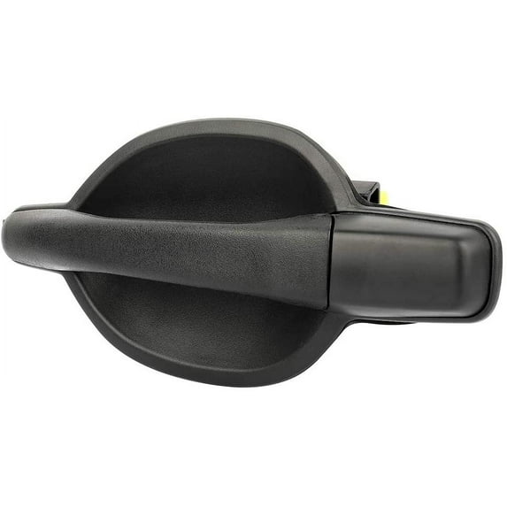 CCIYU Door Handle fit for 2004-2011 for Mitsubishi Endeavor Exterior Rear Driver Side Texture Black