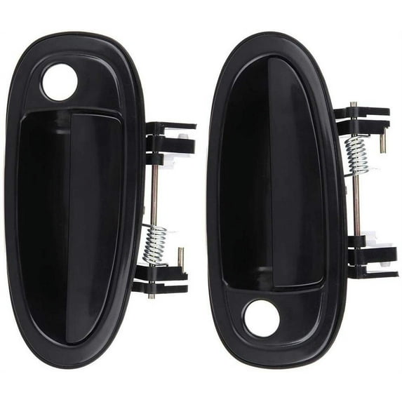 CCIYU Door Handles Exterior Front Driver Passenger Side Replacement fit for 1995-1999 for Toyota Avalon Black(2pcs)