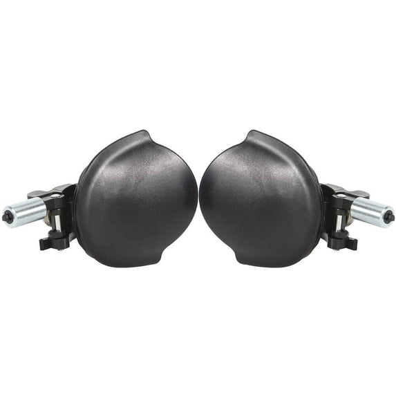 CCIYU Door Handles Exterior Front Driver Passenger Side Replacement fit for 1999-2002 for Mercury Villager Quest Smooth Black XF5Z1222405AAPTM(2pcs)