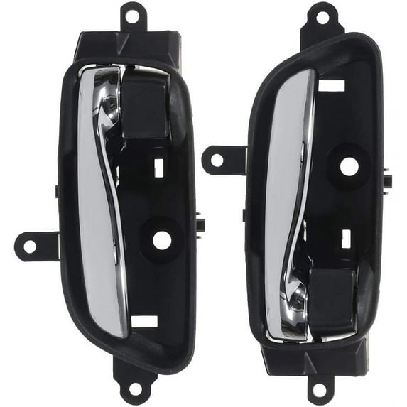 CCIYU Door Handles Interior Driver Passenger Side Replacement fit for 2013-2017 Altima Pathfinder Black(2pcs)