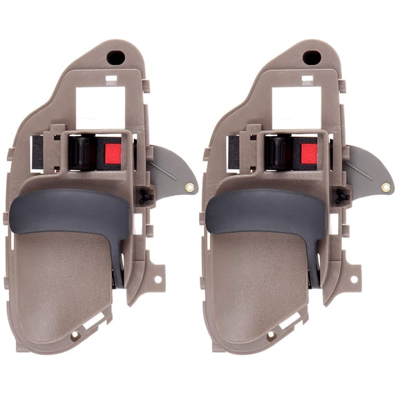 CCIYU Door Handles Interior Front Rear Driver Side Replacement fit for 1995-2002 for Chevy for GMC 15708051 GM1352152 Beige(2pcs)