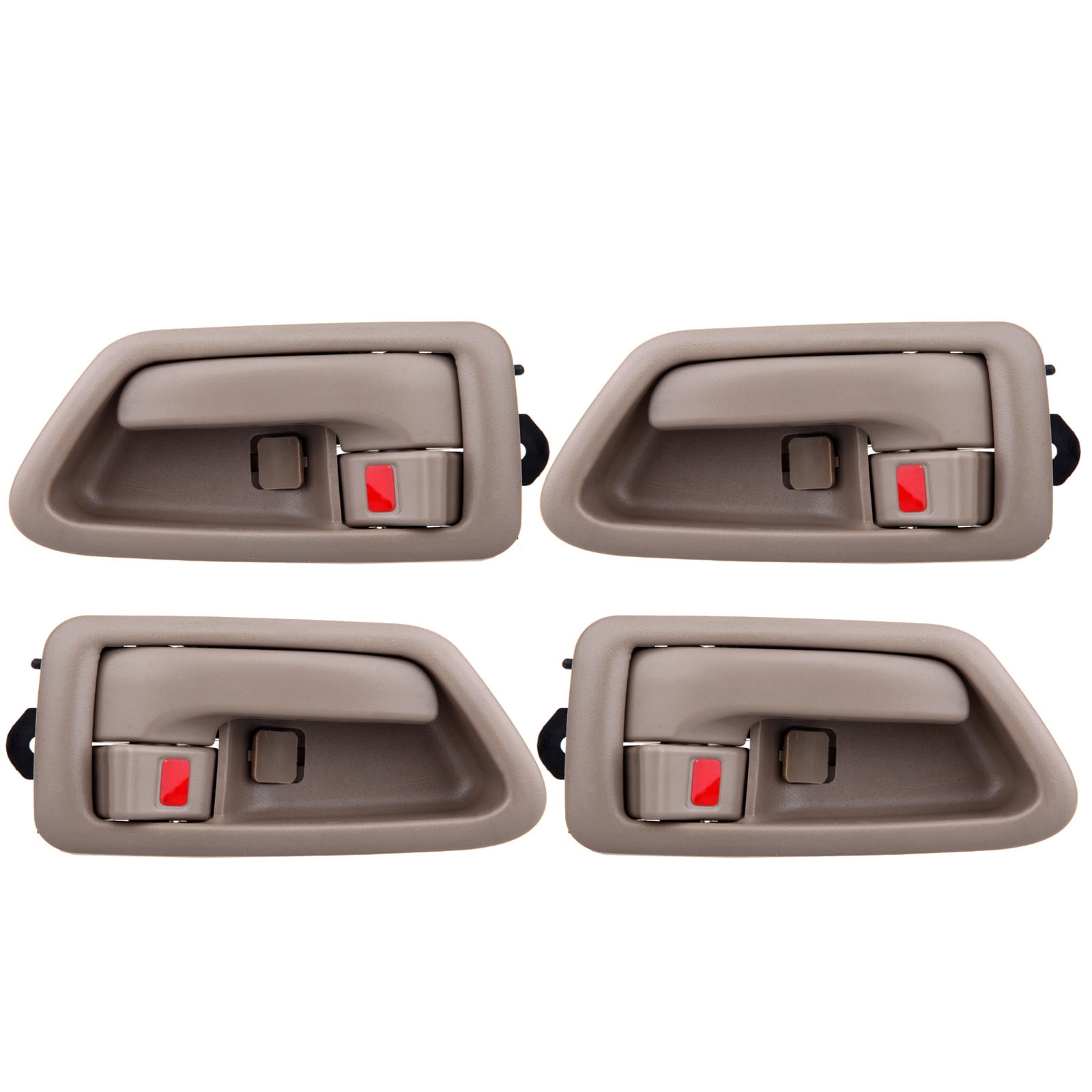 CCIYU Door Handles Replacement fit for Toyota Camry Door Handles Interior Inner Inside Front Rear Driver Passenger Side fit for 1997-2001 for Toyota Camry Beige(4pcs)