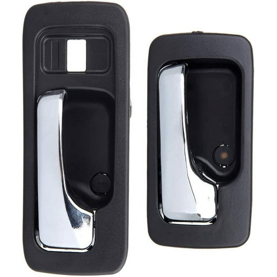 CCIYU Door Handles fit for 1990-1993 for Honda for Accord Interior Passenger Side black(2pcs)