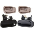 thumbnail image 1 of CCIYU Door Handles fit for 1998-2002 for Toyota Corolla Exterior Interior Driver Side(4pcs), 1 of 3