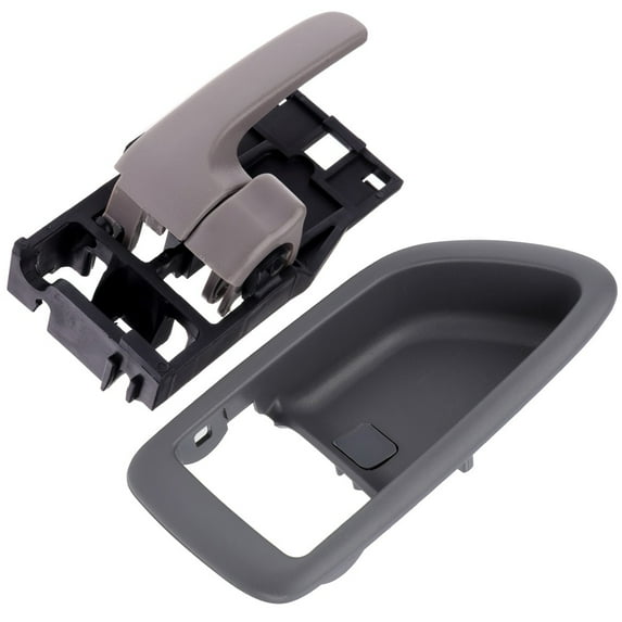 CCIYU Door Handles fit for 2001-2007 for Toyota Sequoia Interior Inside Inter Front Rear Passenger Right Side Grey 2pcs