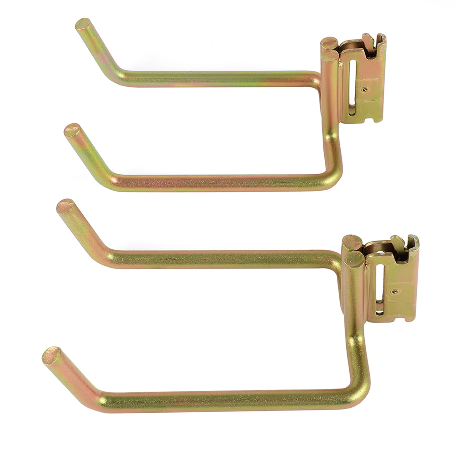 CCIYU Durable 2Pack E-Track J Hook Tie Down Anchors with X-Track J Hook Hanger,E-Track Heavy Duty Shovel Tool Hook Hanger for Tools,Spades,Rakes in Trucks,Trailers and Warehouses